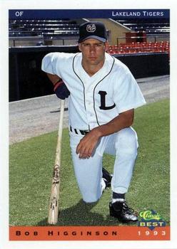 1993 Classic Best Lakeland Tigers #11 Bobby Higginson Front
