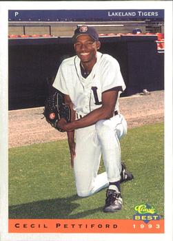 1993 Classic Best Lakeland Tigers #21 Cecil Pettiford Front