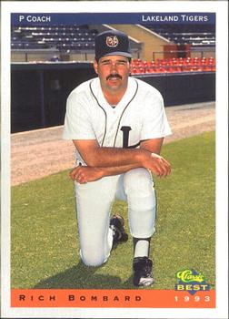 1993 Classic Best Lakeland Tigers #28 Rich Bombard Front
