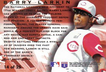 1995 Ultra - Award Winners #14 Barry Larkin Back