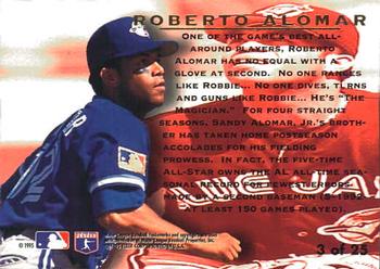 1995 Ultra - Award Winners #3 Roberto Alomar Back