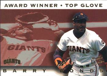 1995 Ultra - Award Winners #15 Barry Bonds Front