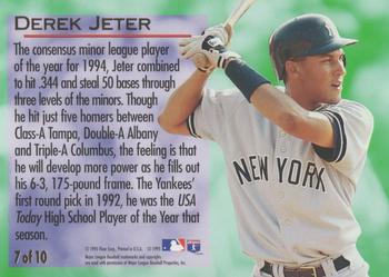 1995 Ultra - Golden Prospects #7 Derek Jeter Back