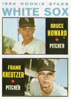 1964 Topps #107 White Sox 1964 Rookie Stars (Bruce Howard / Frank Kreutzer) Front
