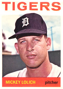 1964 Topps #128 Mickey Lolich Front