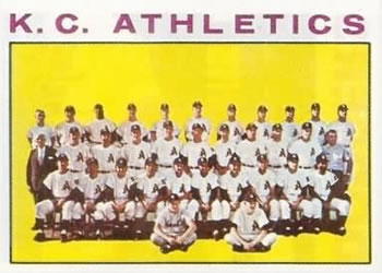 1964 Topps #151 K. C. Athletics Front