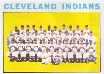 1964 Topps #172 Cleveland Indians Front