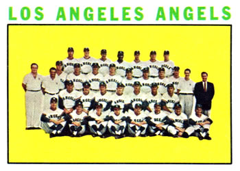 1964 Topps #213 Los Angeles Angels Front
