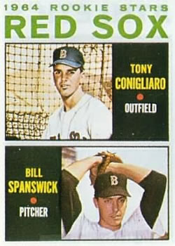 1964 Topps #287 Red Sox 1964 Rookie Stars (Tony Conigliaro / Bill Spanswick) Front