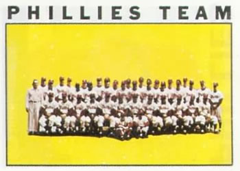 1964 Topps #293 Philadelphia Phillies Front