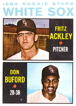 1964 Topps #368 White Sox 1964 Rookie Stars (Fritz Ackley / Don Buford) Front