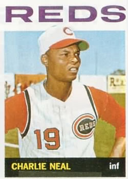 1964 Topps #436 Charlie Neal Front