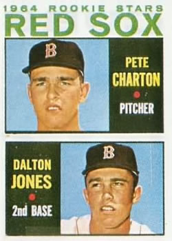 1964 Topps #459 Red Sox 1964 Rookie Stars (Pete Charton / Dalton Jones) Front