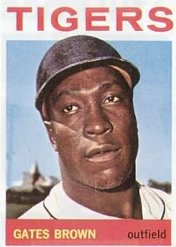 1964 Topps #471 Gates Brown Front