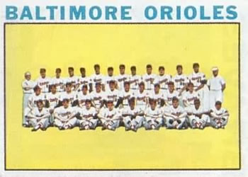 1964 Topps #473 Baltimore Orioles Front