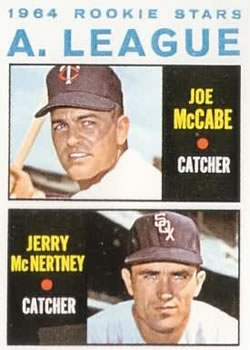1964 Topps #564 A. League 1964 Rookie Stars (Joe McCabe / Jerry McNertney) Front