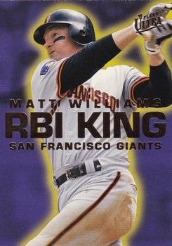 1995 Ultra - RBI Kings #7 Matt Williams Front