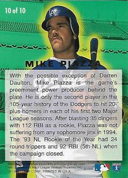 1995 Ultra - RBI Kings #10 Mike Piazza Back