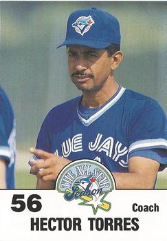 1991 Toronto Blue Jays Fire Safety #NNO Hector Torres Front
