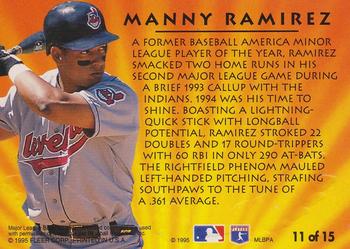 1995 Ultra - 2nd Year Standouts #11 Manny Ramirez Back