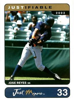 2002-03 Justifiable #33 Jose Reyes Front