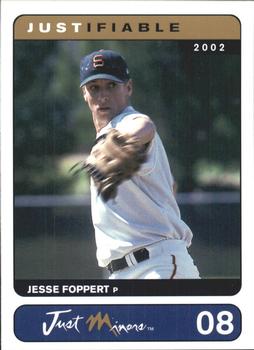 2002-03 Justifiable #8 Jesse Foppert Front