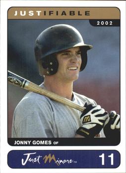 2002-03 Justifiable #11 Jonny Gomes Front