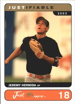 2002-03 Justifiable #18 Jeremy Hermida Front