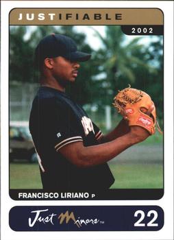2002-03 Justifiable #22 Francisco Liriano Front