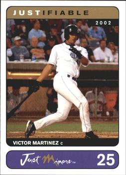 2002-03 Justifiable #25 Victor Martinez Front