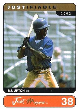 2002-03 Justifiable #38 B.J. Upton Front