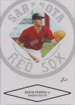 2004 Justifiable #60 Dustin Pedroia Front