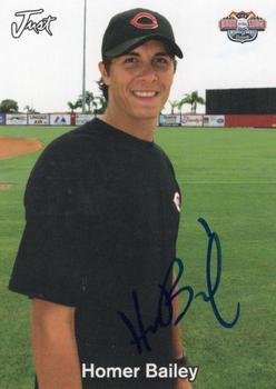 2005 Just Minors Road to the Show #7 Homer Bailey Front