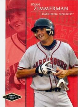 2005 Justifiable - 06 Preview #JFP-10 Ryan Zimmerman Front
