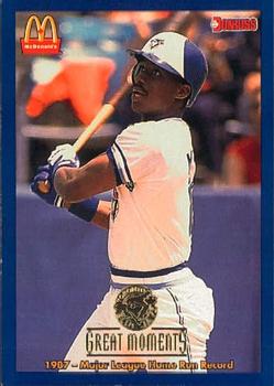 1993 Donruss McDonald's Toronto Blue Jays Great Moments #3 1987-HR Record (Fred McGriff) Front