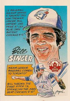 1992 Nabisco Canada Tradition #18 Bill Singer Front