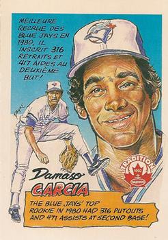 1992 Nabisco Canada Tradition #20 Damaso Garcia Front