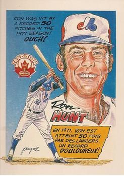 1992 Nabisco Canada Tradition #5 Ron Hunt Front
