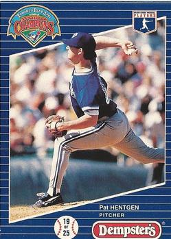 1993 Dempster's Toronto Blue Jays #19 Pat Hentgen Front