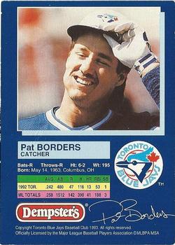  1991 Topps #49 Pat Borders NM-MT Toronto Blue Jays