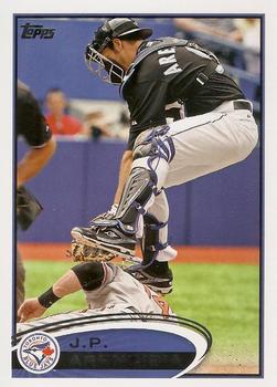 2012 Topps #207 J.P. Arencibia Front