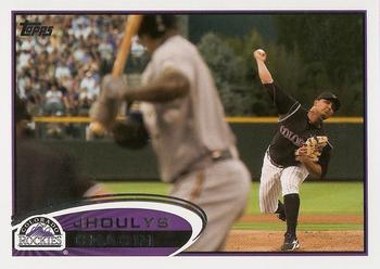 2012 Topps #45 Jhoulys Chacin Front