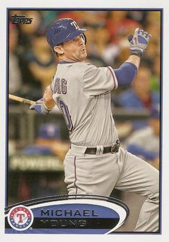 2012 Topps #55 Michael Young Front