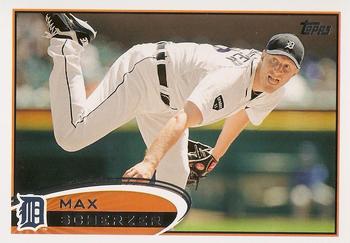 2012 Topps #162 Max Scherzer Front