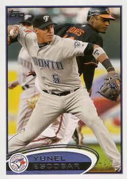 2012 Topps #229 Yunel Escobar Front