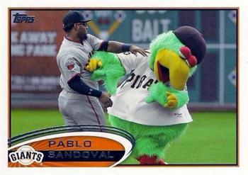 2012 Topps #185 Pablo Sandoval Front