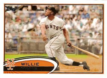 2012 Topps #330 Willie Mays Front