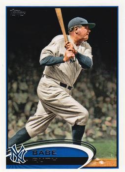 2012 Topps #331 Babe Ruth Front