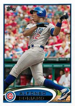 2012 Topps #348 Alfonso Soriano Front