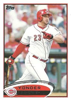 2012 Topps #19 Yonder Alonso Front